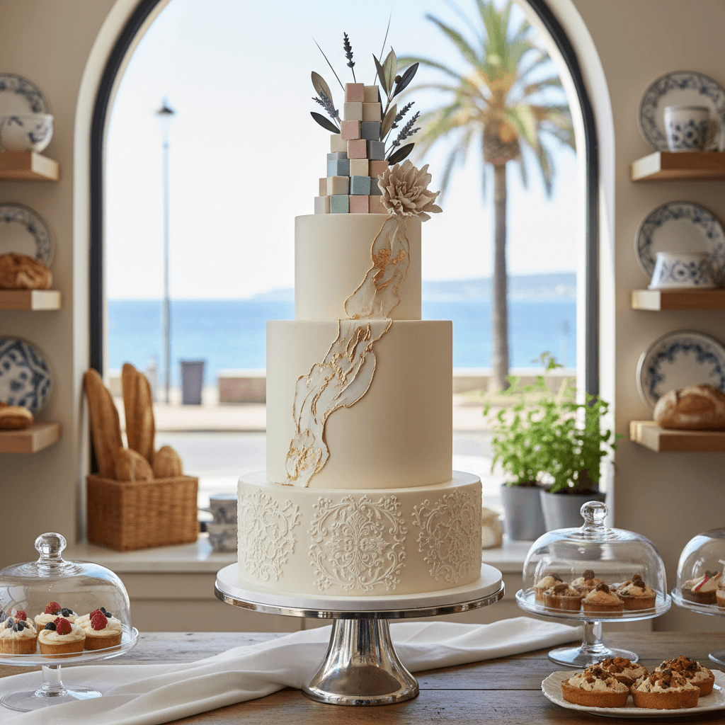 Wedding cake by Cake my Dreams