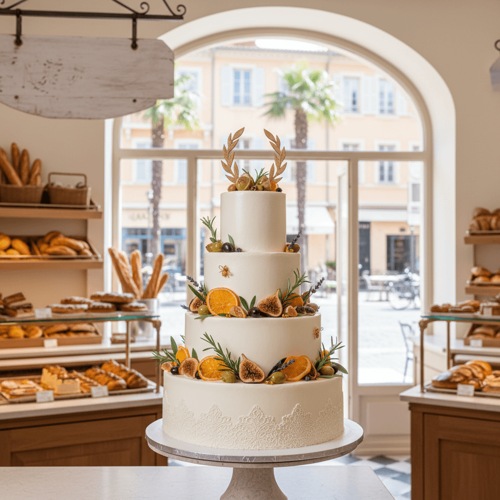 Wedding cake by B-BAKER - Les Petits Pains de Méditerranée
