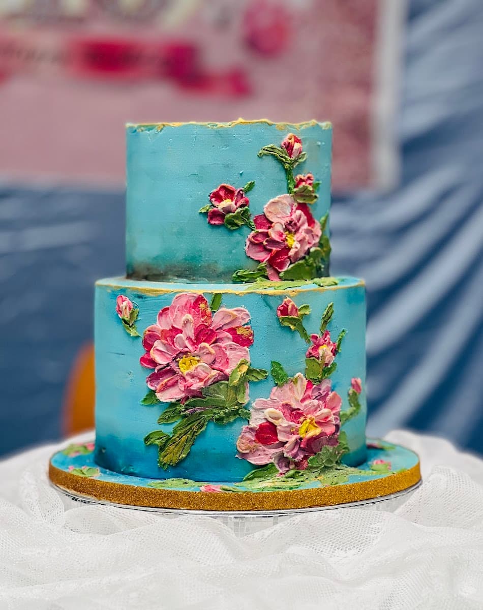 Wedding cake by The Cake Korner - Cambridge