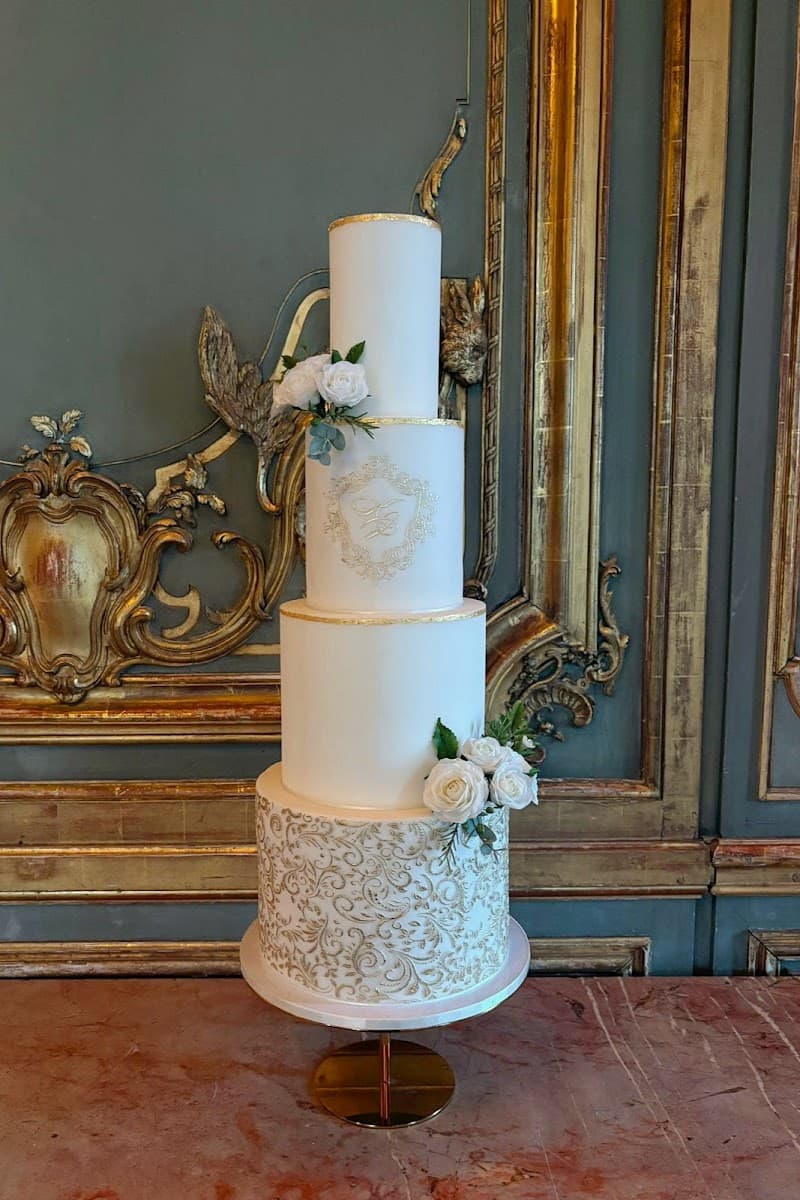 Wedding cake by Miri's Cakes and Bakes