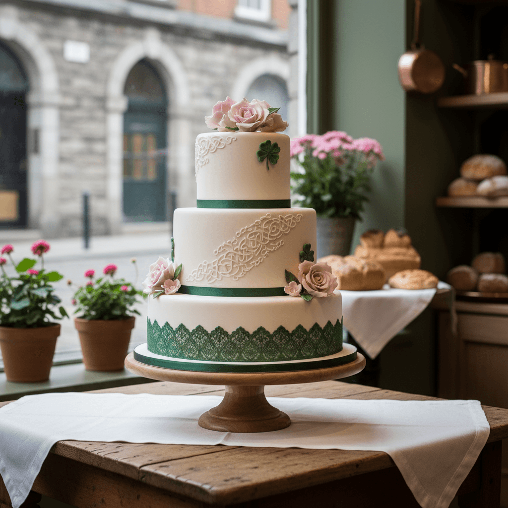 Wedding cake by BAKED! by SG - Dublin Cakes