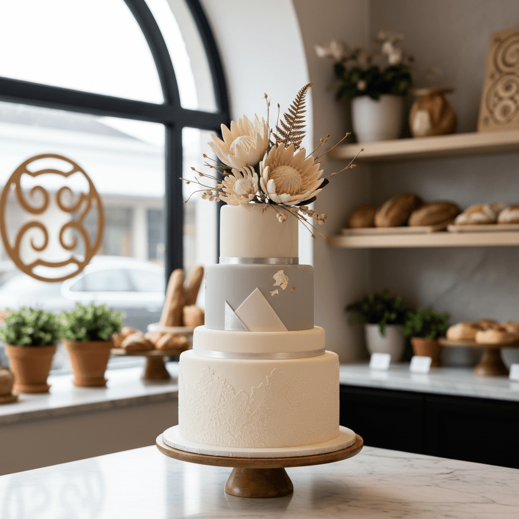 Wedding cake by Brinkel's Cake Art - Customised Wedding & Birthday Cakes