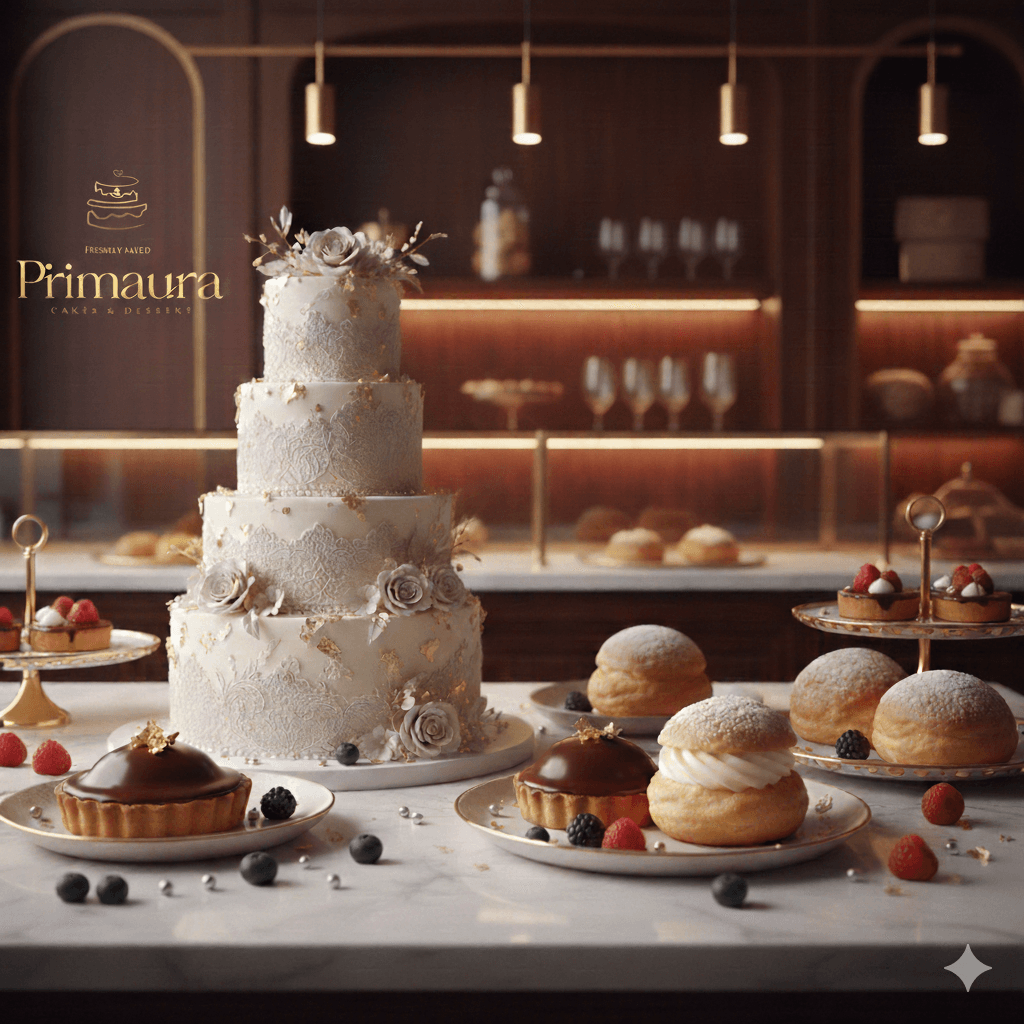 Wedding cake by Primaura Cakes & Desserts | 100% VEG | Kurla -BKC