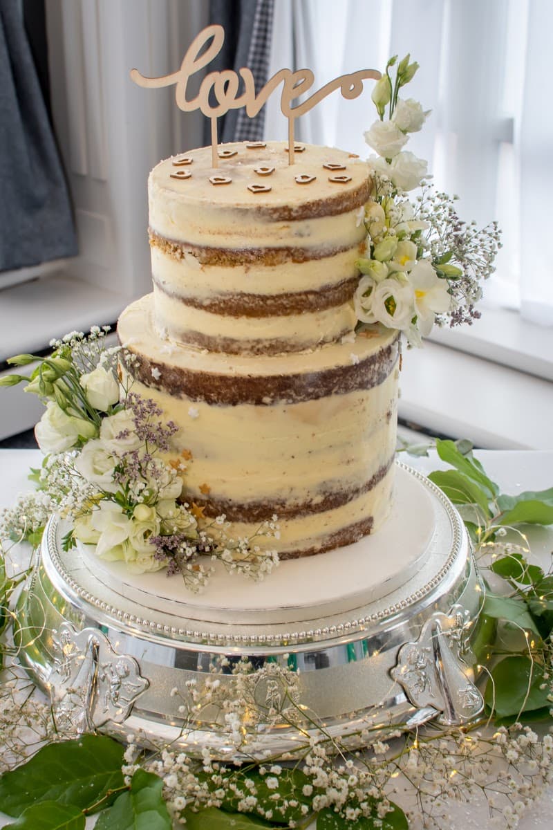 Wedding cake by The Bad Mum Bakery