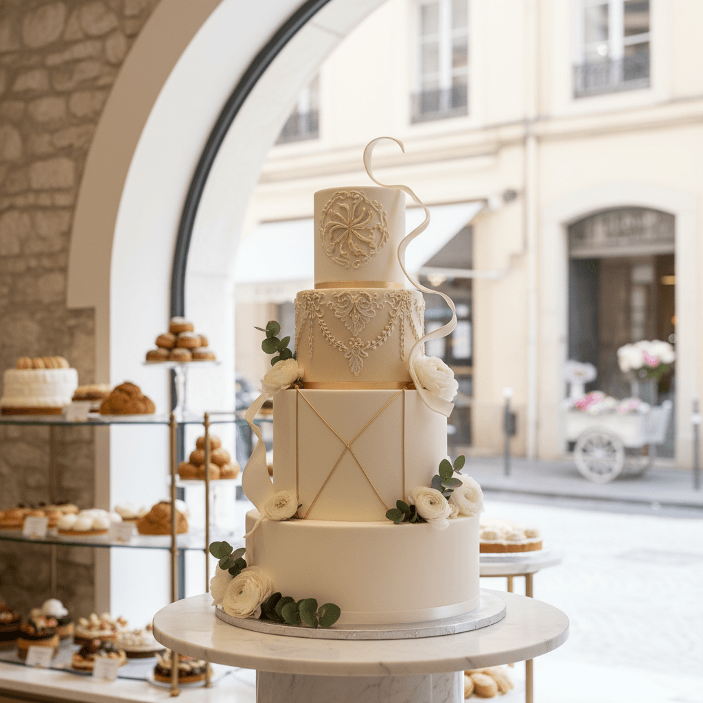 Wedding cake by Queen Cake