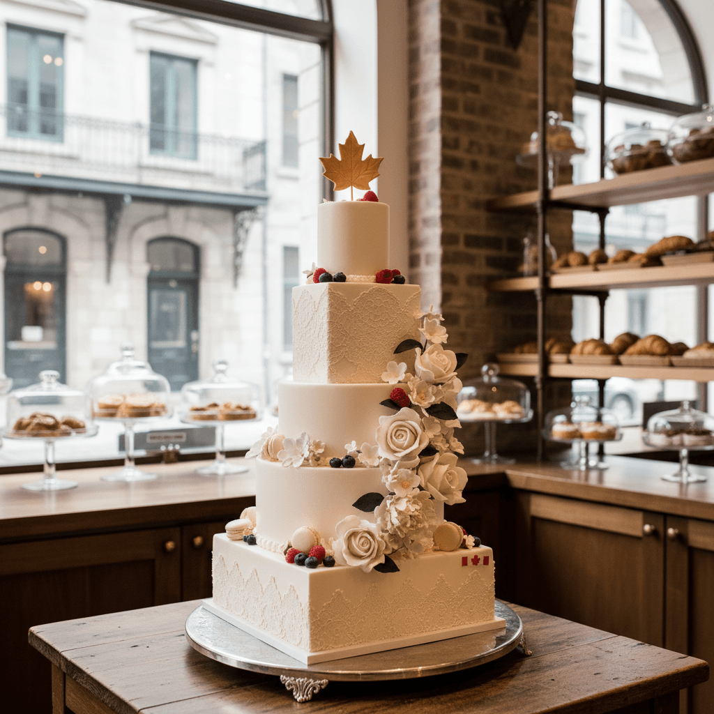 Wedding cake by Patisserie Lawrence V.