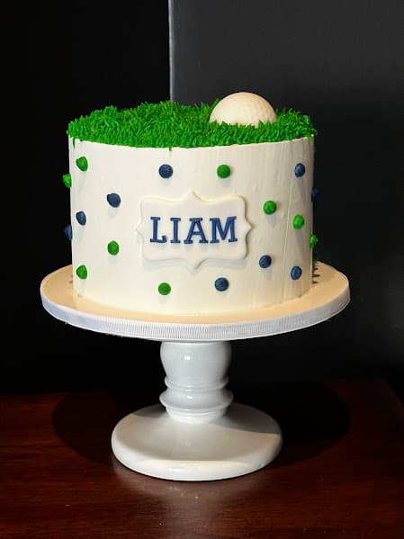Wedding cake by Sweet Boutique Bakery in Charlotte, NC
