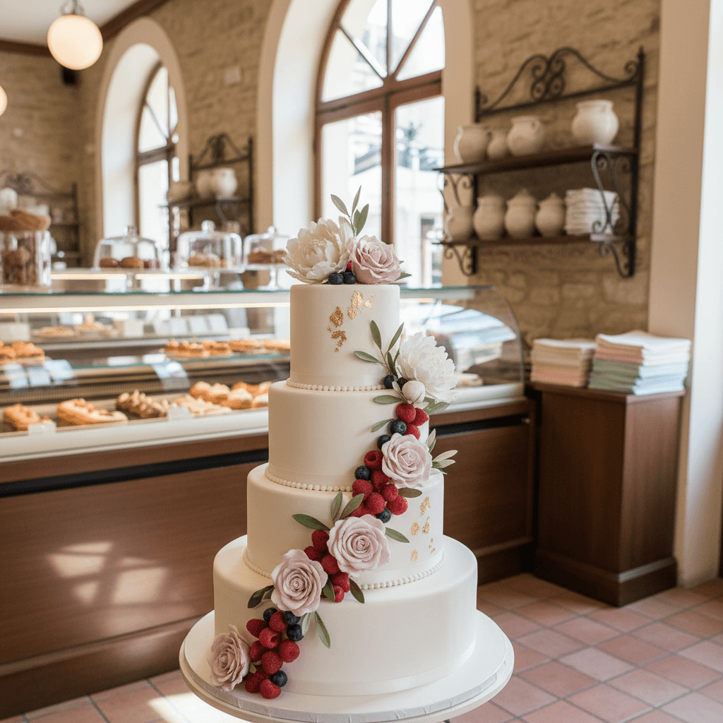 Wedding cake by "Mary's sweeties" gâteaux sur commande