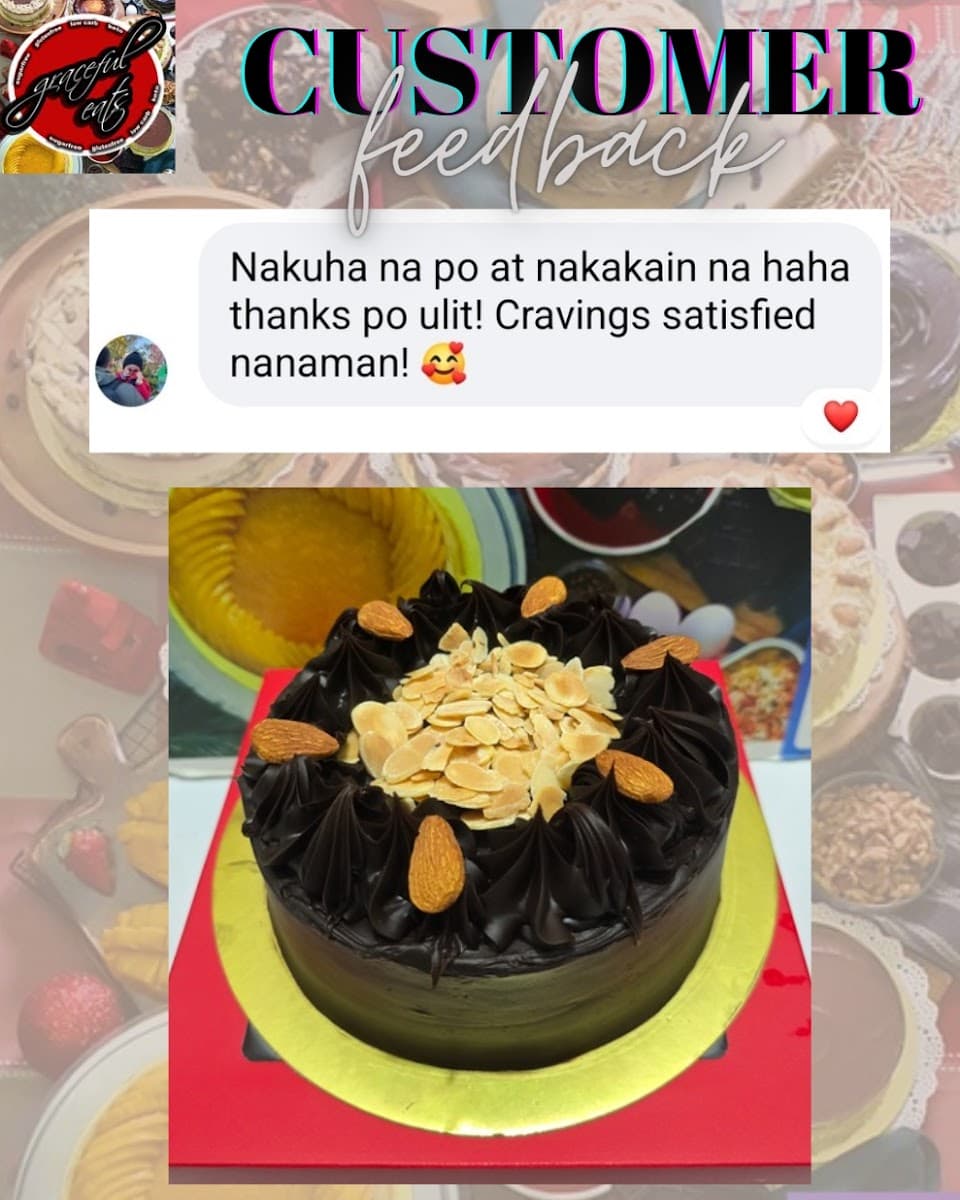 Wedding cake by Graceful Eats Sugarfree Cakes (PREORDER)