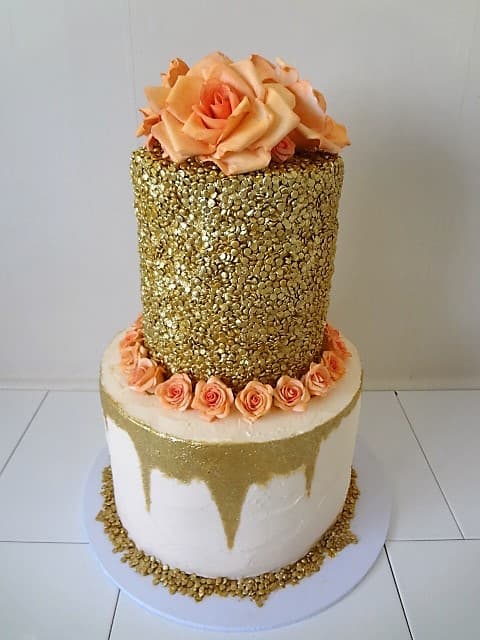 Wedding cake by Cake & Bake Kiwi