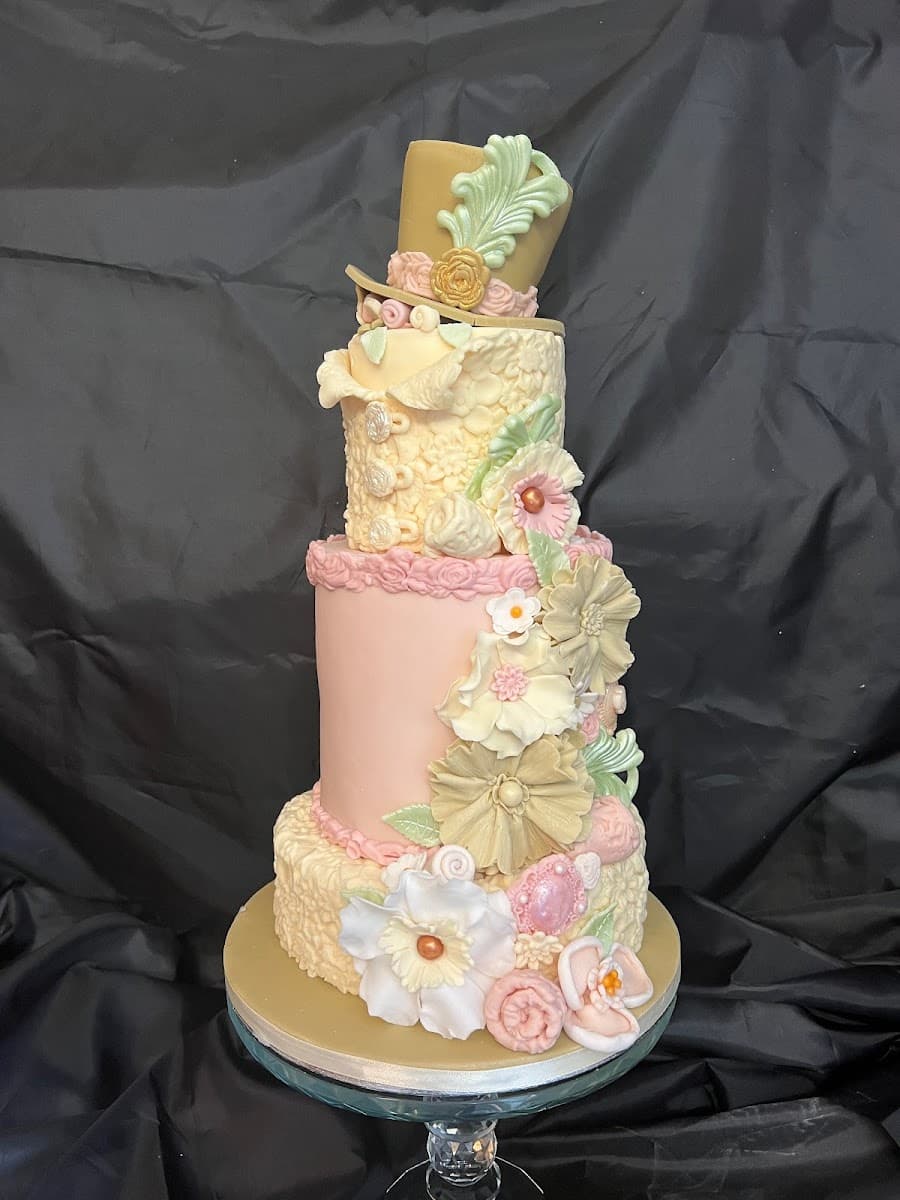 Wedding cake by The Cakery Bakery