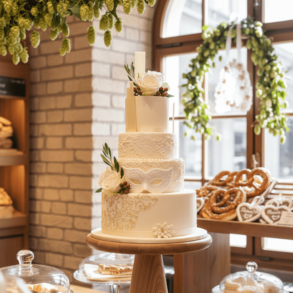 Wedding cake by Caffè Pasticceria Le delizie di Carmelo