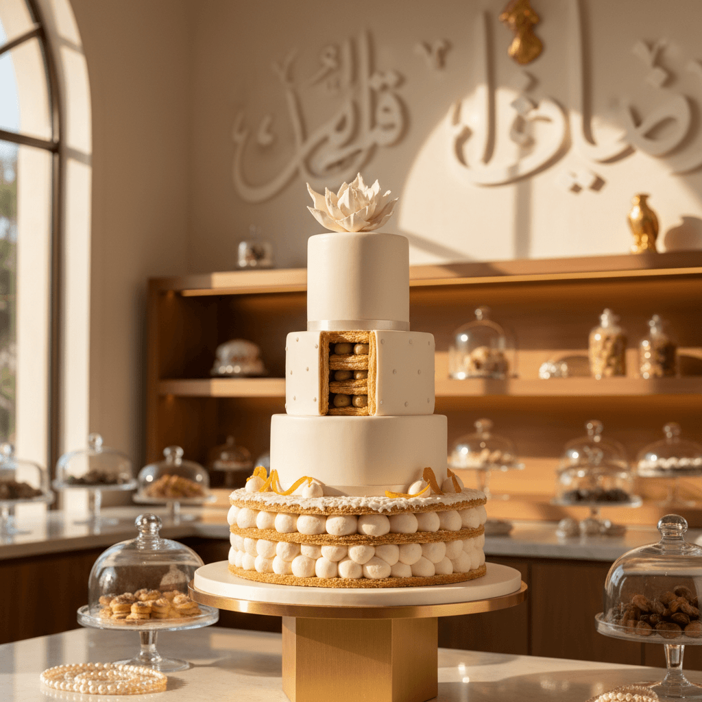 Wedding cake by The Mille Feuille Cakes and Cookies
