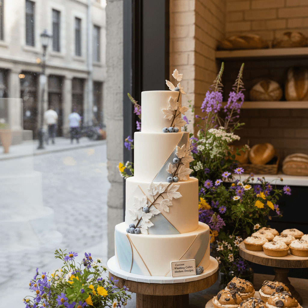 Wedding cake by Nany's Cakes Montreal