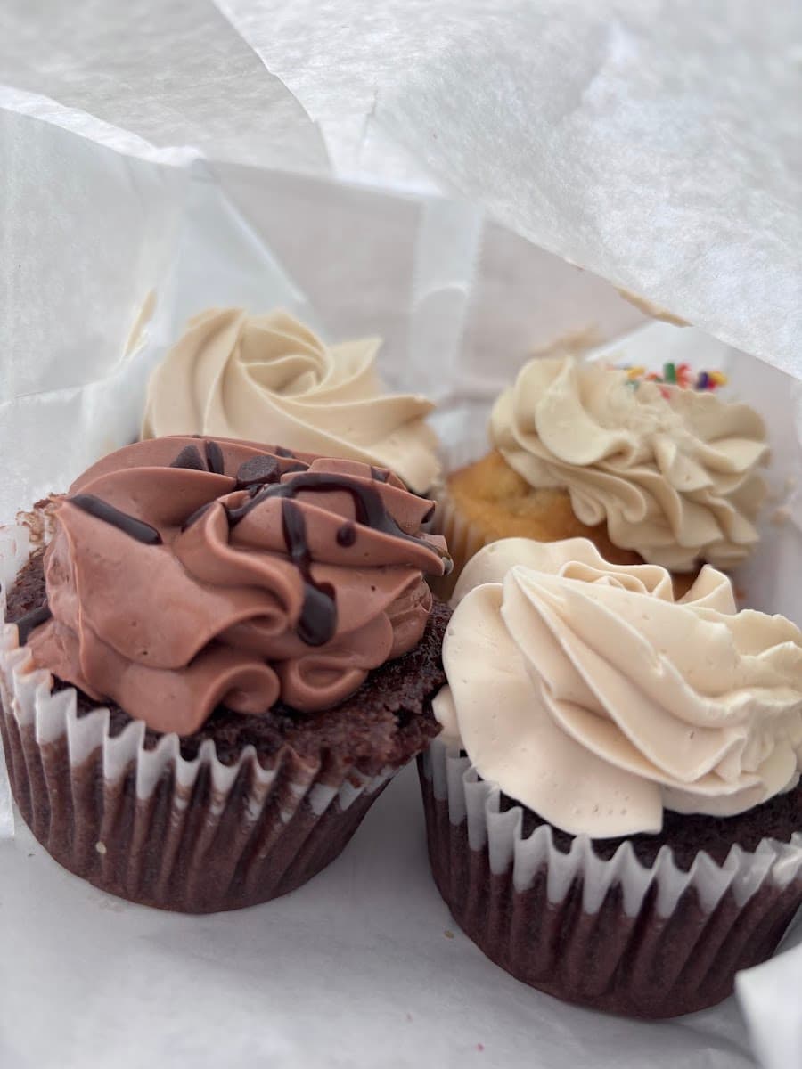 Wedding cake by Endulge Cupcake Boutique in Atlanta, GA