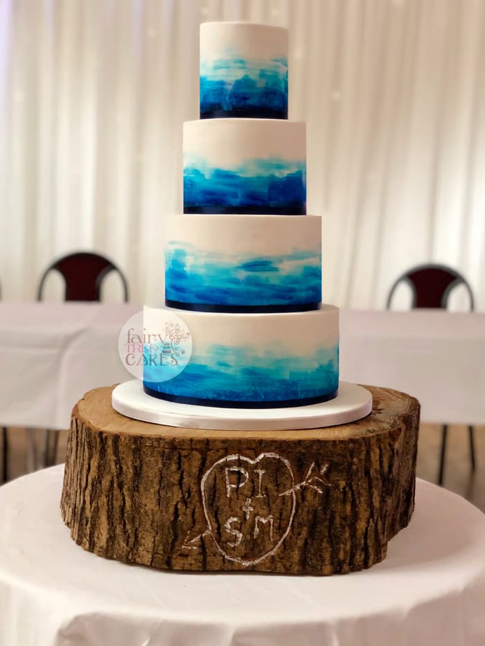 Wedding cake by Fairy Tree Cakes