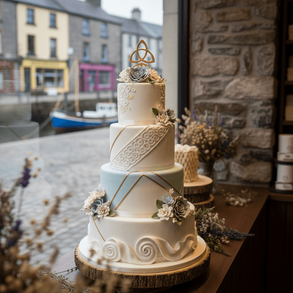 Wedding cake by Bridie Murphy's Home Bakery
