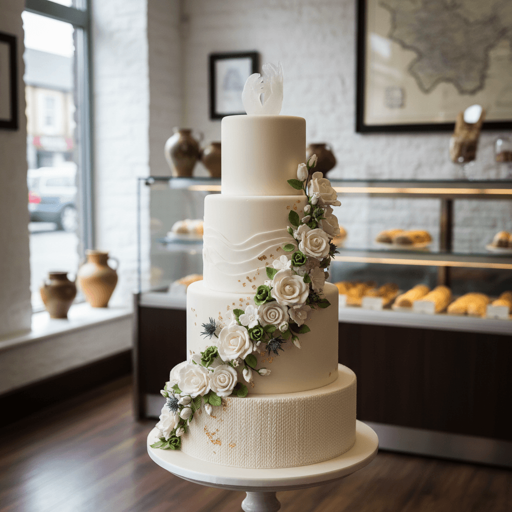 Wedding cake by Stuff 4 Cakes