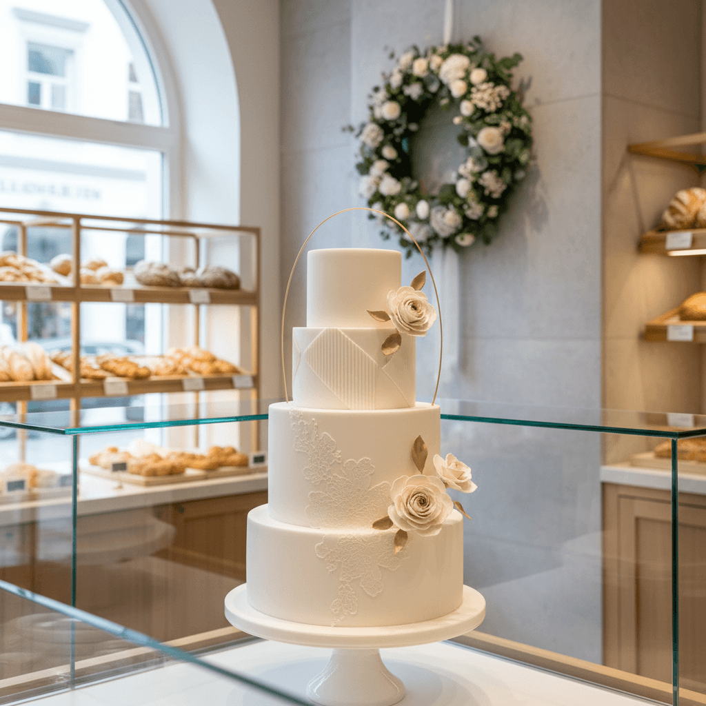 Wedding cake by Die Zuckerbäckerin Konditorei