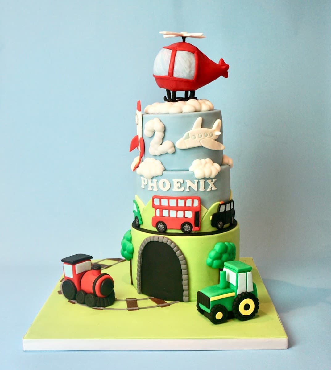 Wedding cake by Canvas Cake Company