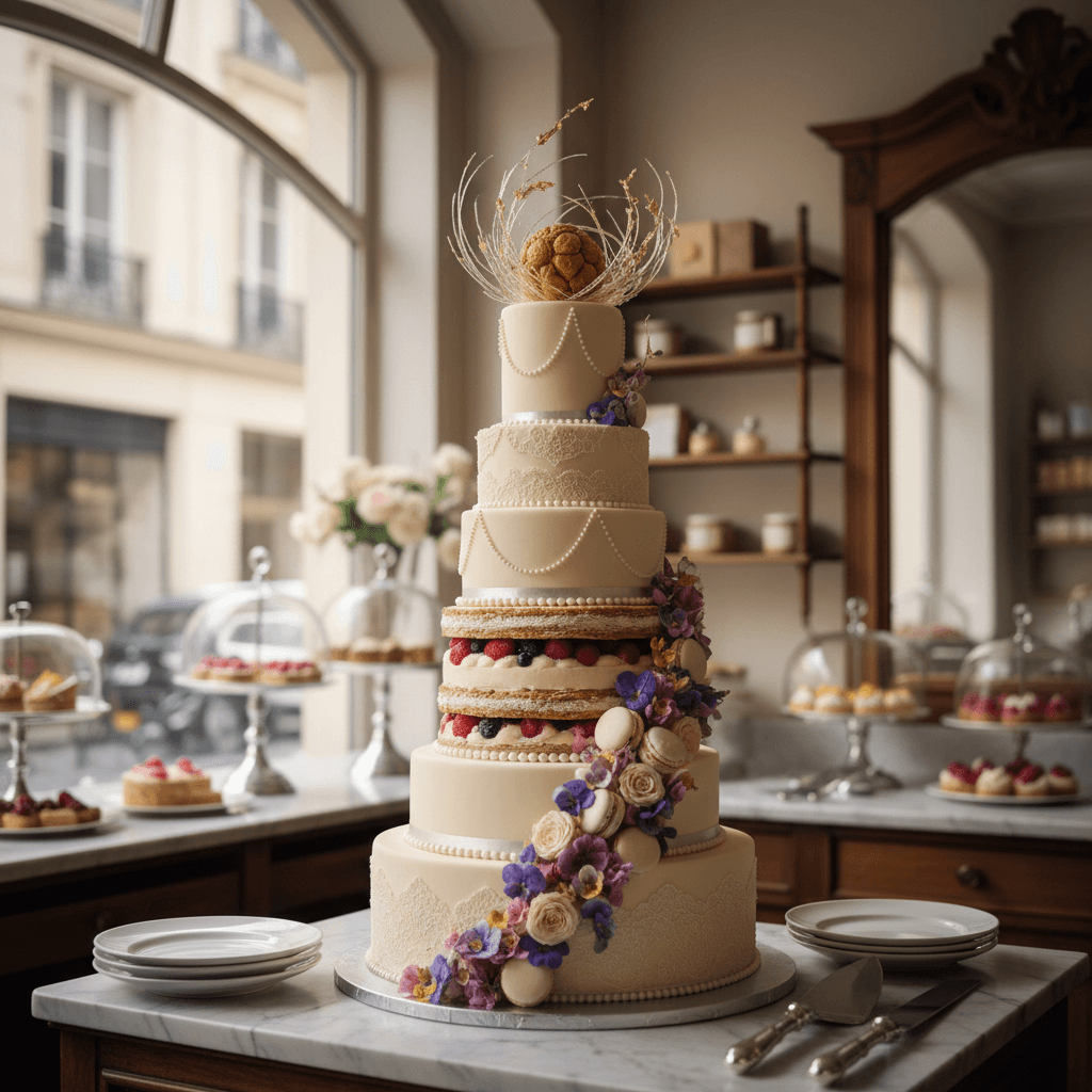 Wedding cake by Pain de Sucre