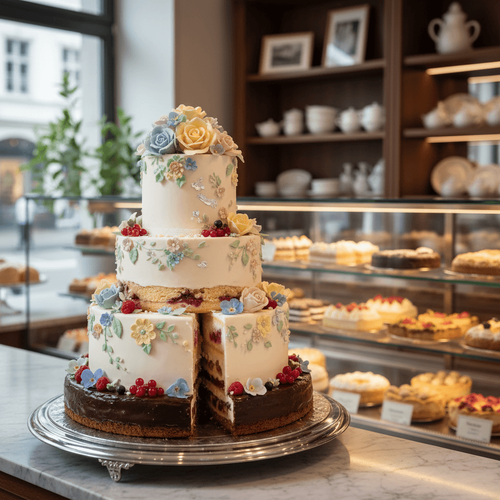 Wedding cake by Main Konditorei / Cukiernia nad Menem