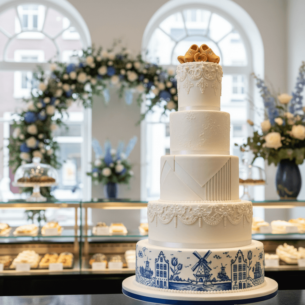 Wedding cake by Banketbakkerij van Beek & Specker