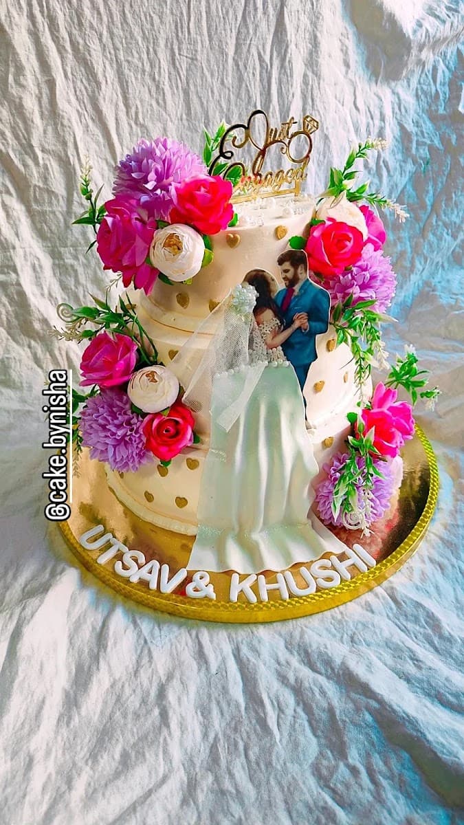 Wedding cake by Cake By Nisha