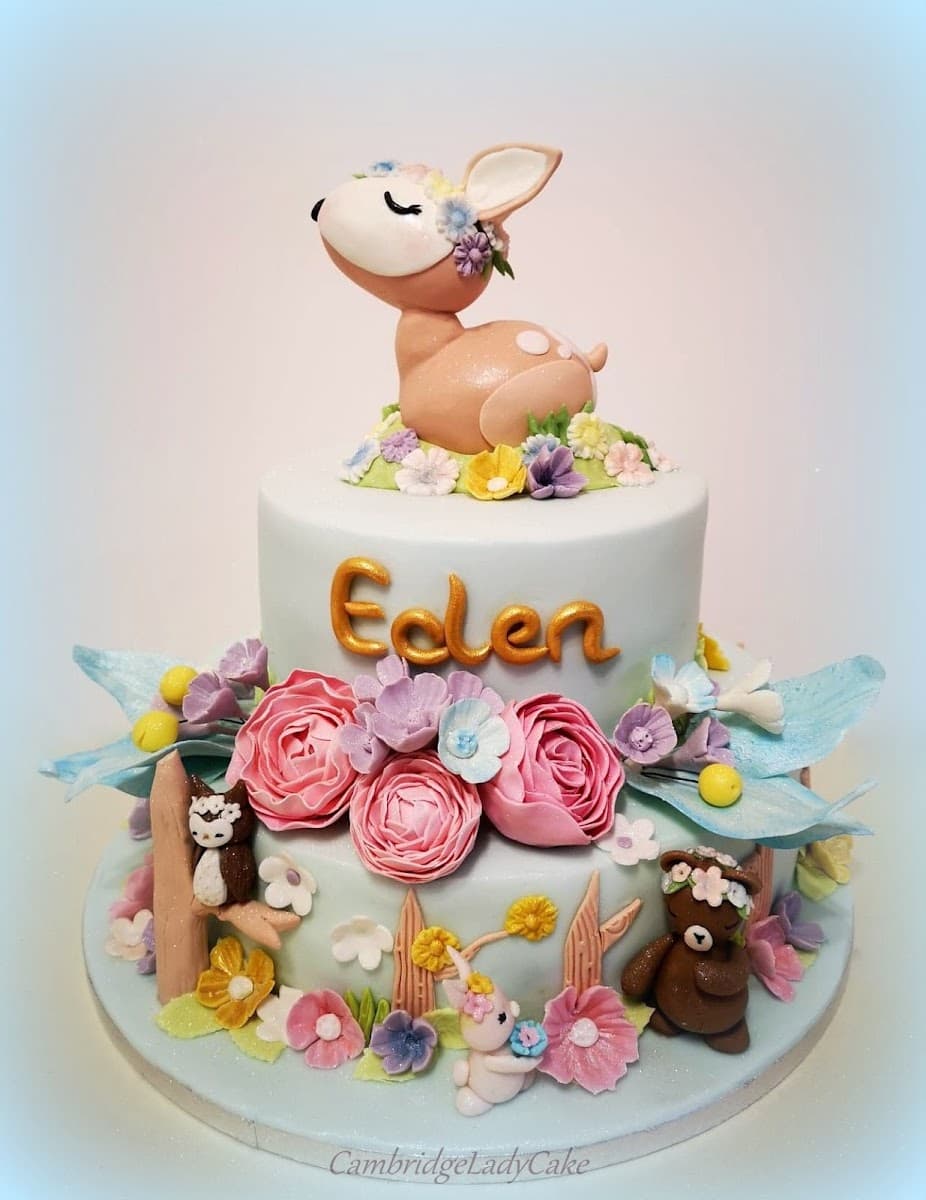 Wedding cake by Cambridge Lady Cake