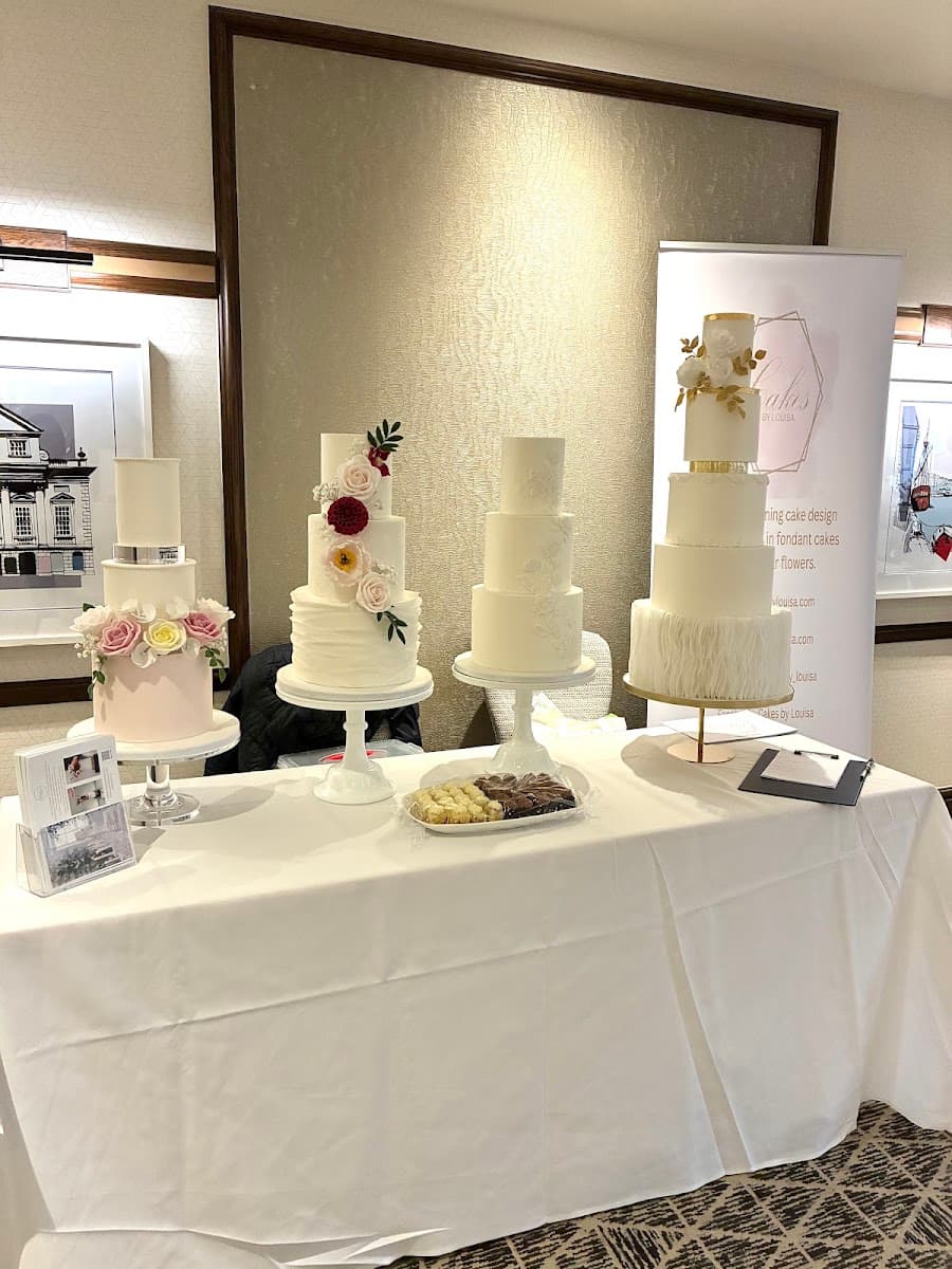 Wedding cake by Cakes by Louisa