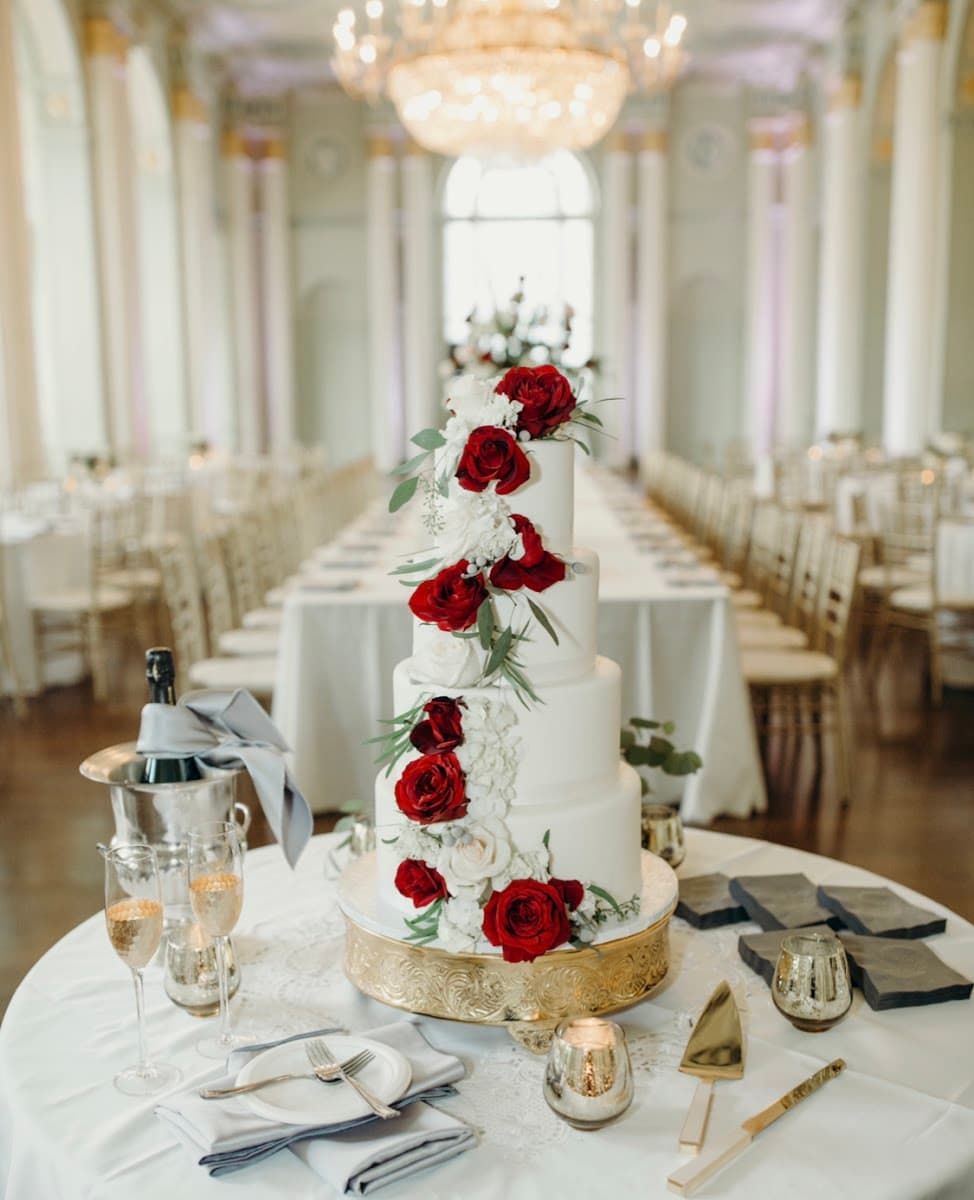Wedding cake by Cakes by Anna