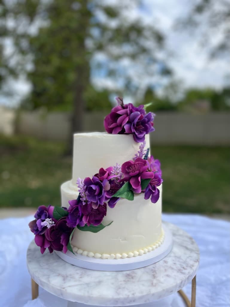 Wedding cake by Two Friends Bakery LLC