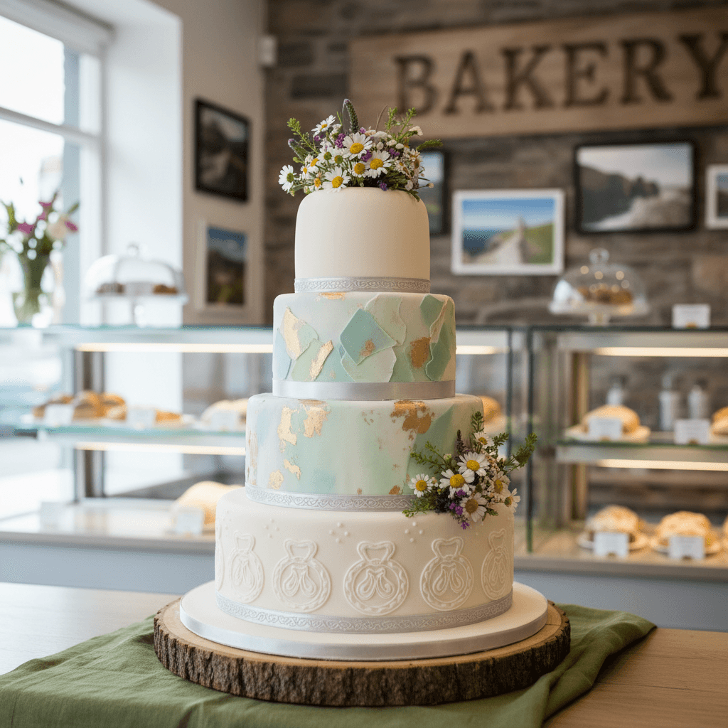 Wedding cake by O'Hehirs Bakery, Patisserie, Cafe