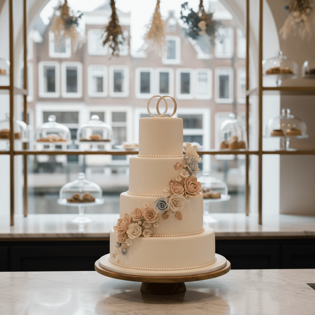 Wedding cake by Cake Rotterdam