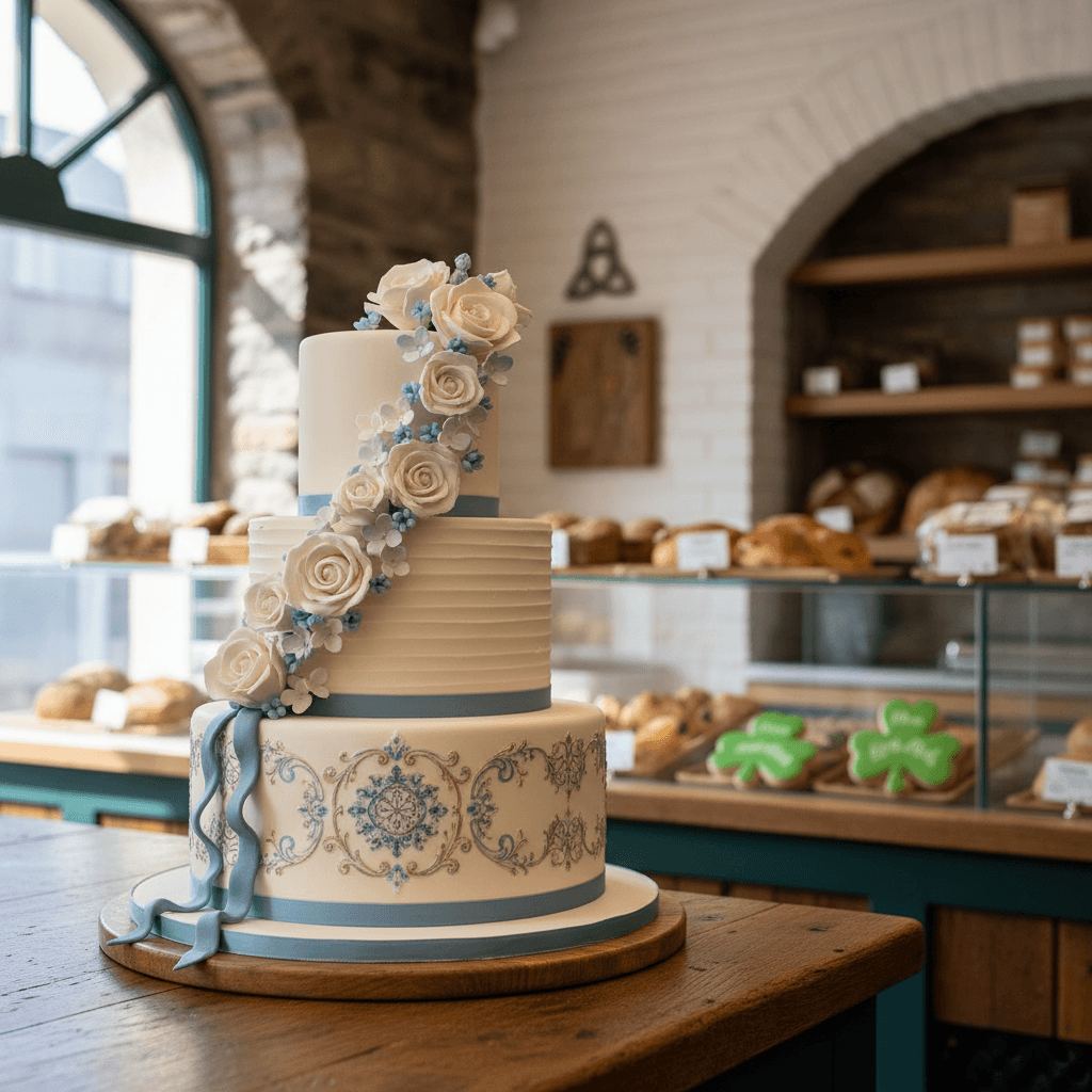 Wedding cake by C’est la Vie Fabrique Boulangerie Café