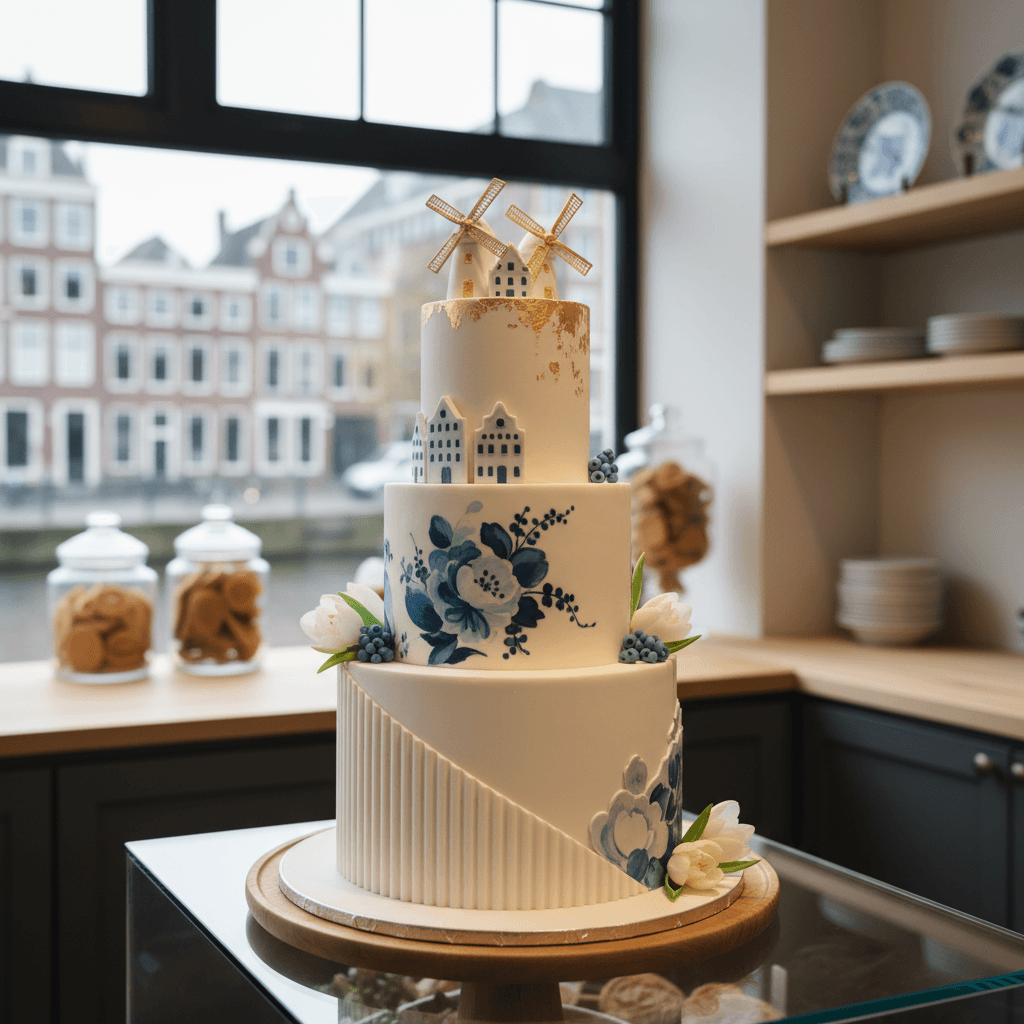 Wedding cake by Round&Round Rotterdam
