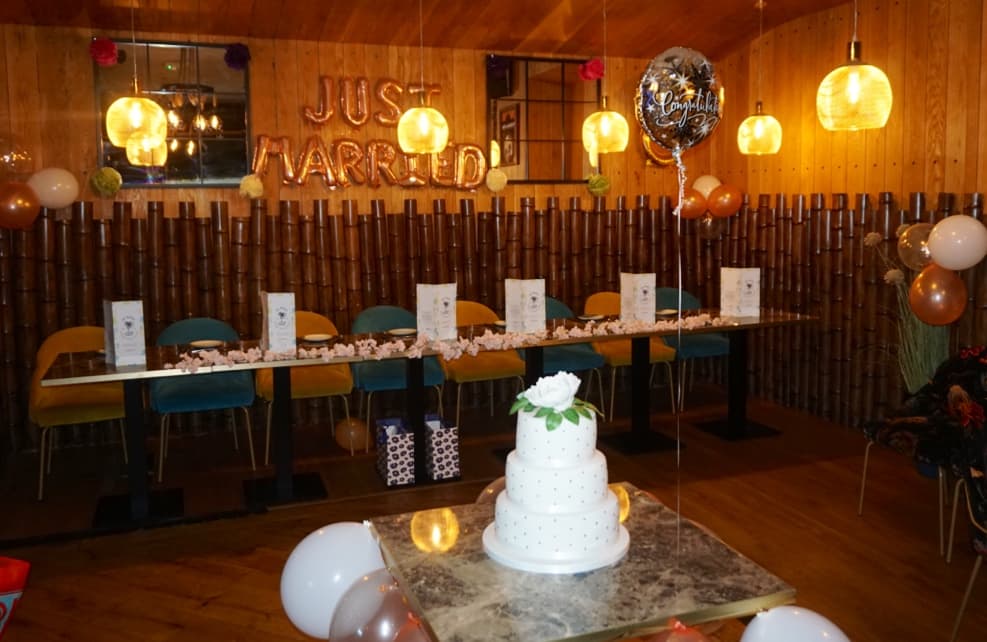 Wedding cake by The Little Cake Cottage