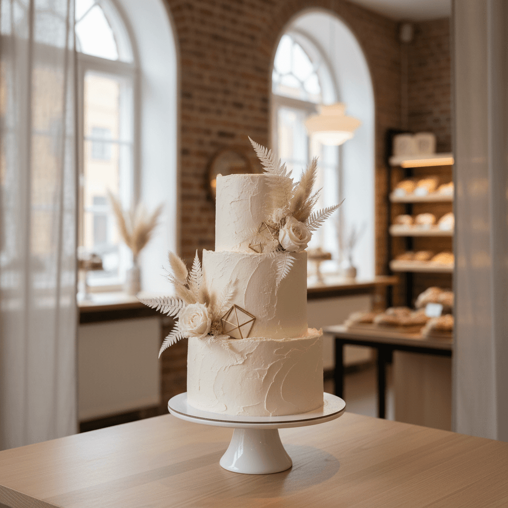 Wedding cake by Raw Cake Shop