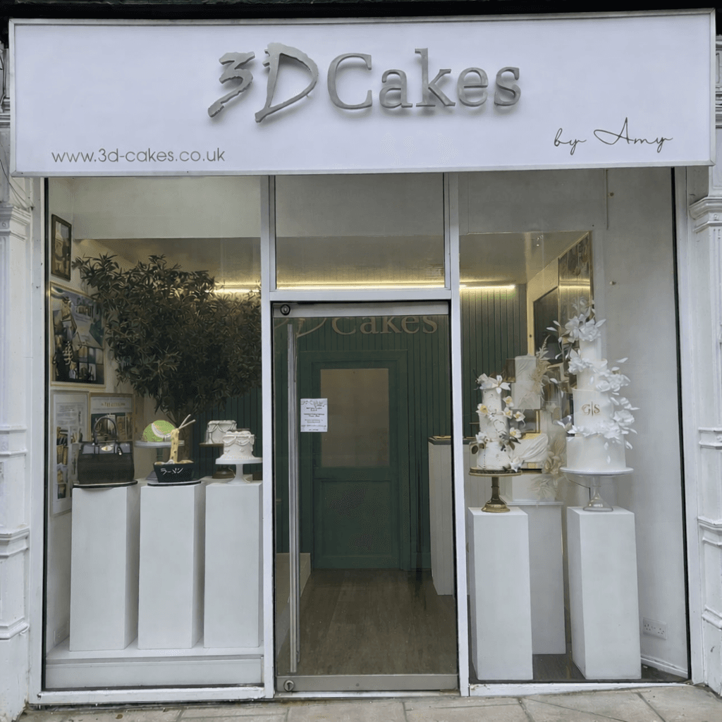 Wedding cake by 3D Cakes Edinburgh by Amy