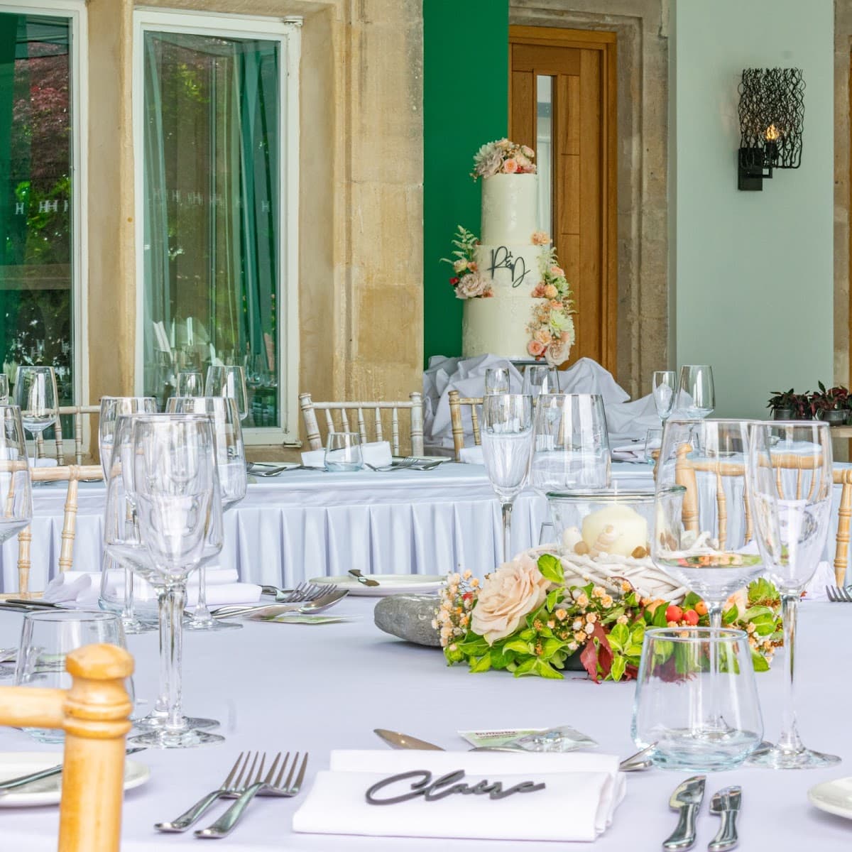 Wedding cake by Gwen Laugharne Cakes