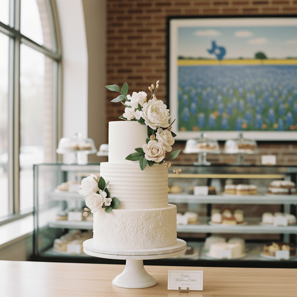 Wedding cake by Goodies Cakery