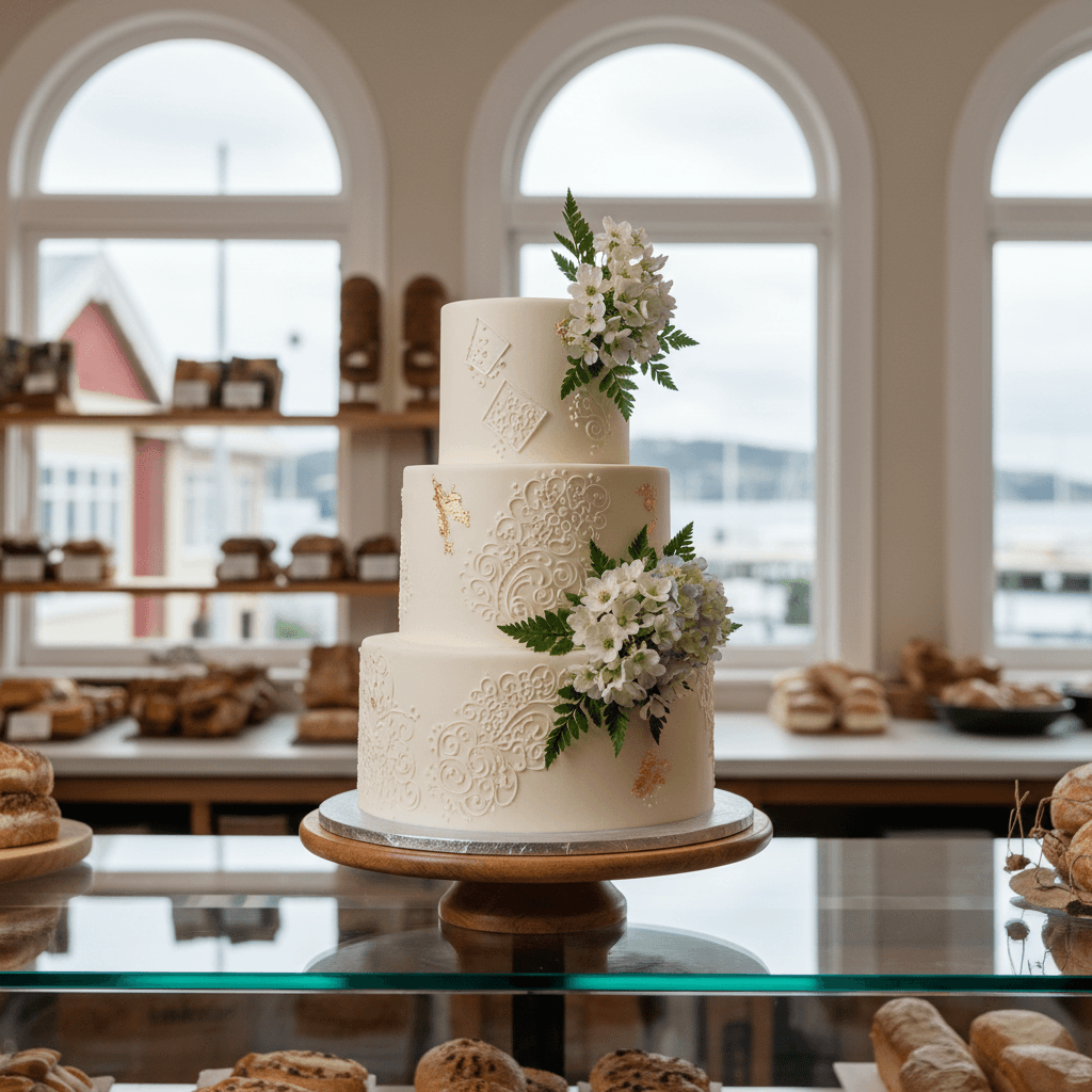 Wedding cake by Sugar Flour
