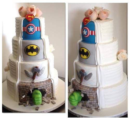 Wedding cake by Benedita Dias - Bolos Artísticos