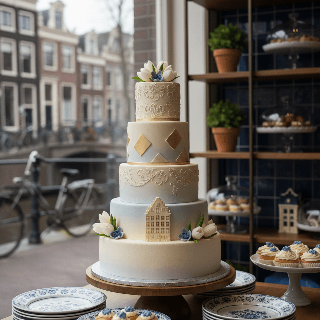 Wedding cake by Patisserie Linnick