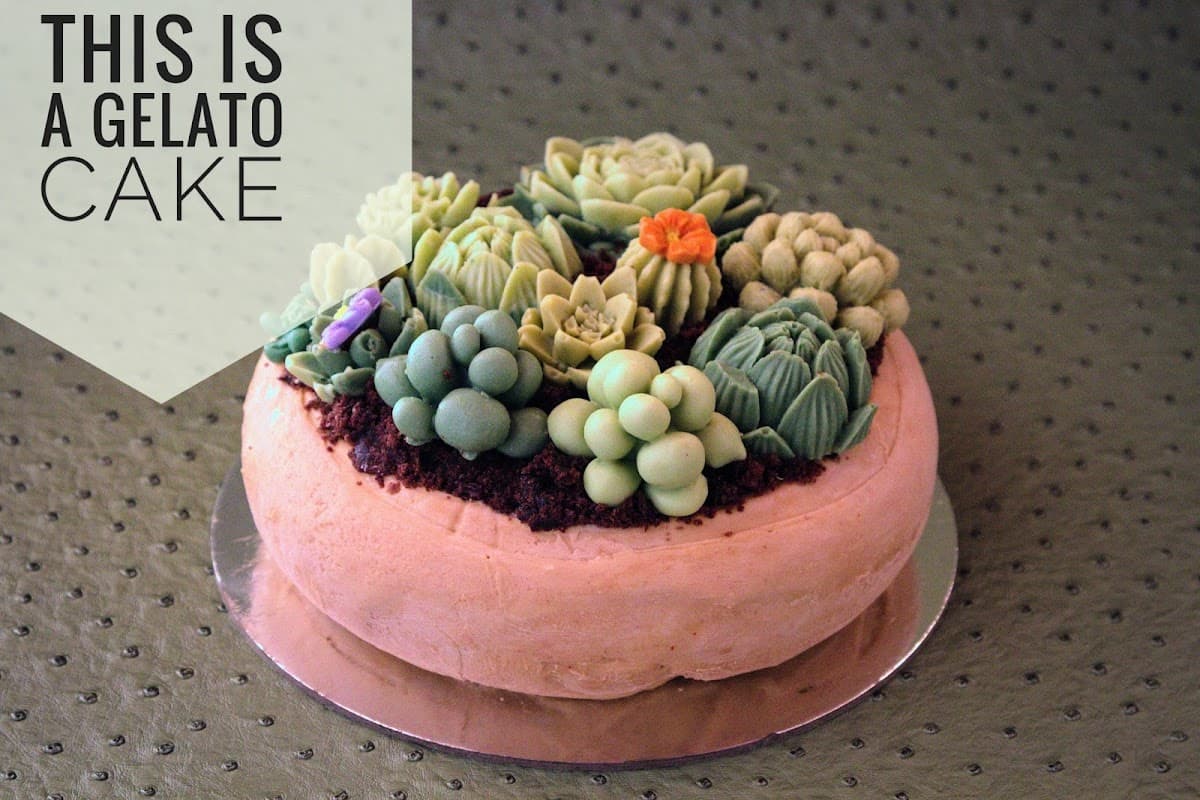 Wedding cake by Mimbolus Gelato Creations