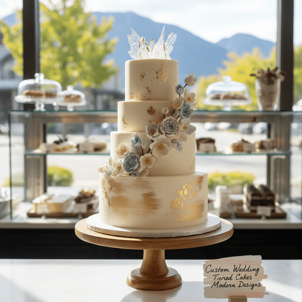 Wedding cake by My Love At First Bite Bakery