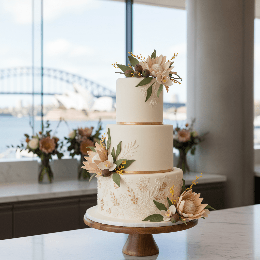 Wedding cake by Flourette Cake Atelier
