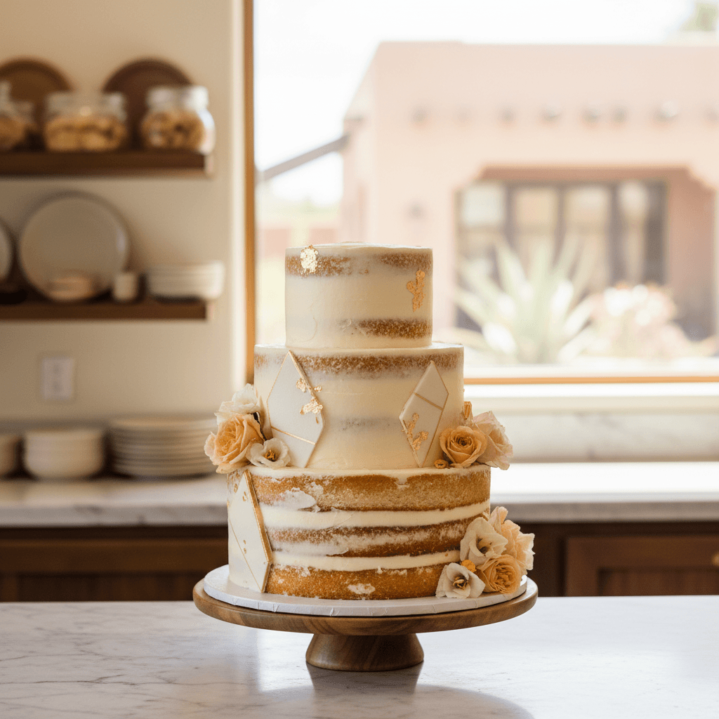 Wedding cake by Hunnie Butter