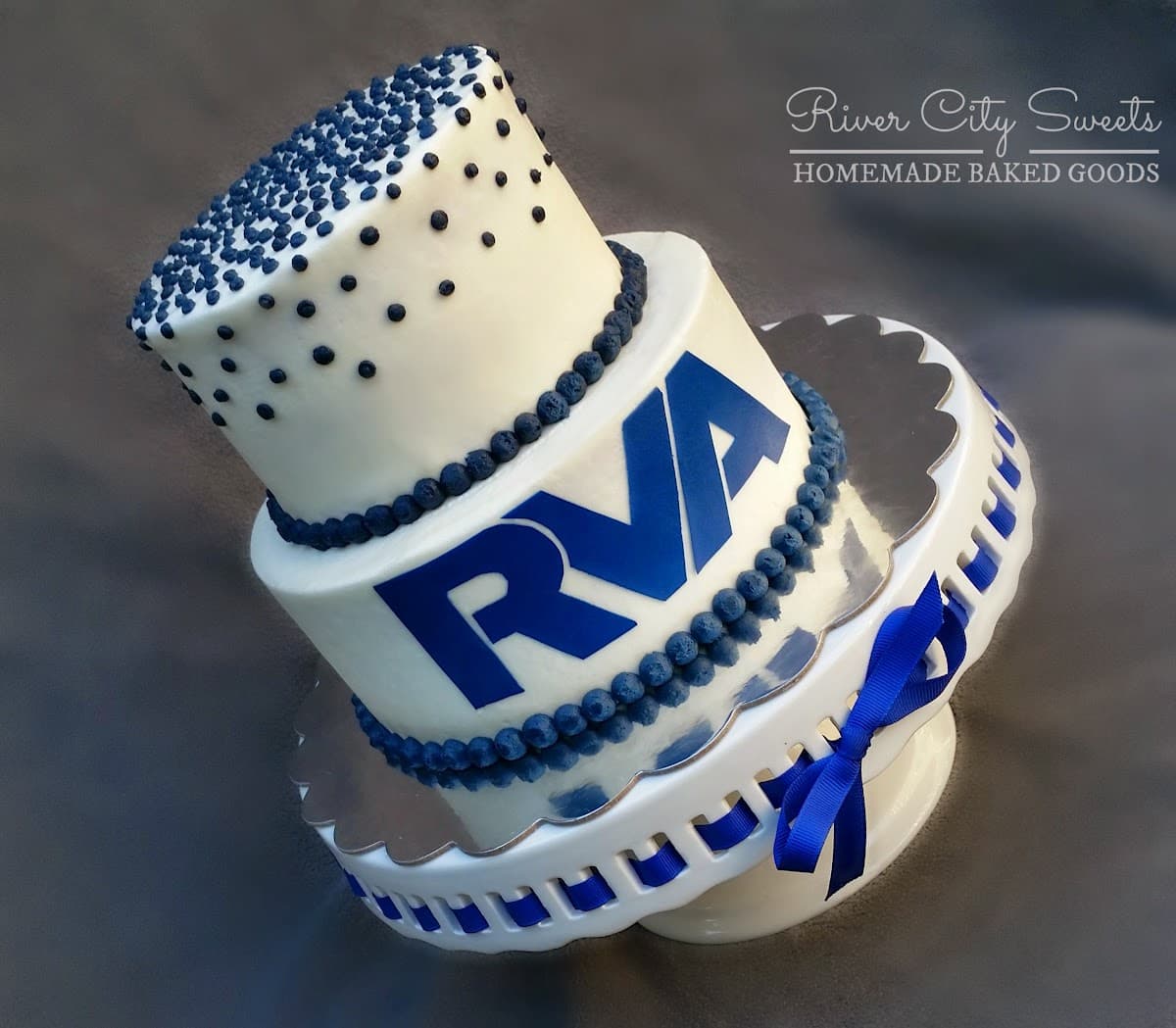 Wedding cake by River City Sweets LLC