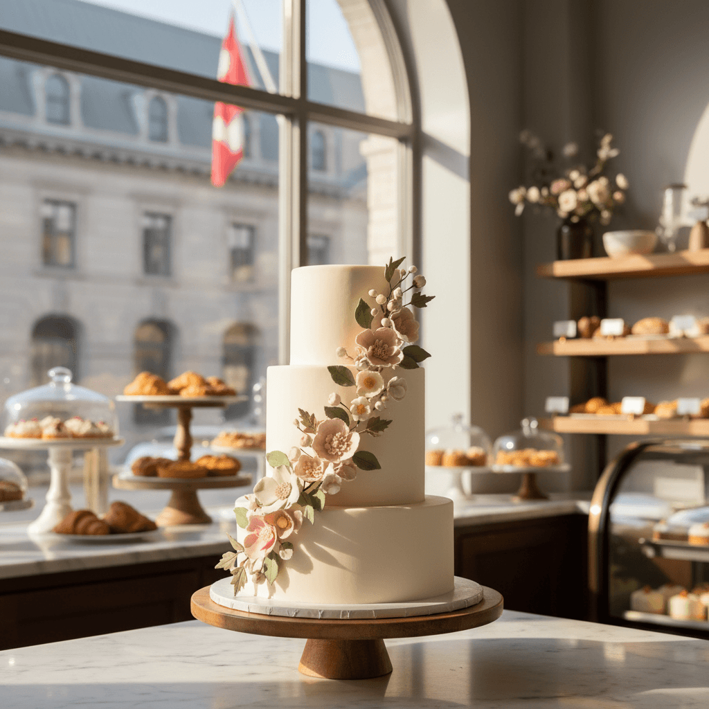 Wedding cake by Treats by Mandy - Custom Cakes